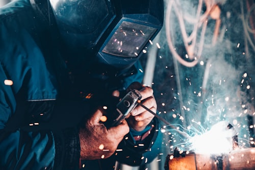 Manufacturer working on a factory floor